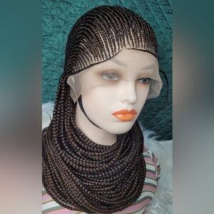 Brown Braided Wig